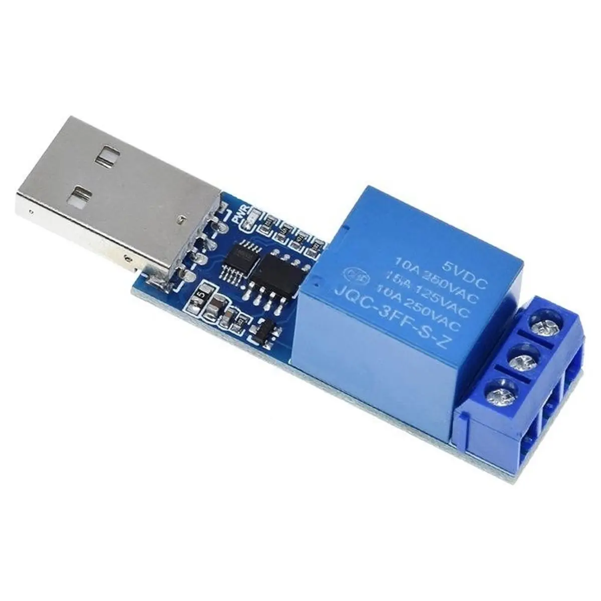 A003 USB Serial Control 1 Channel Relay Module 5V 10A CH340 Overcurrent Protection for Computer Control Switch Smart Home