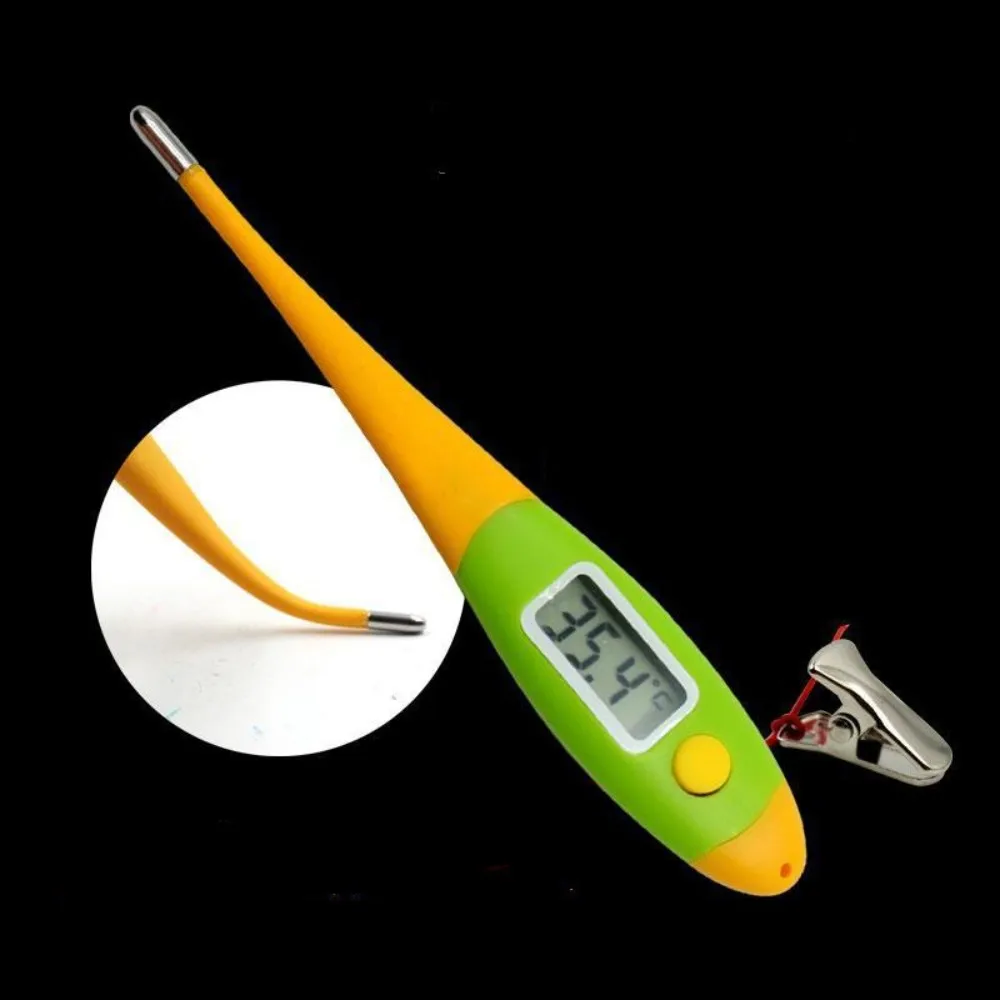 

LED Dog Cat Pig Electronic Thermometer Soft Head Waterproof Digital Veterinary Equipment Wet Dry Pet Fast Readings Medical Tools