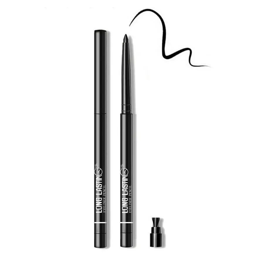 VIP link-20pcs crayons Eyeliner imperméables noir marron-preuve des taches, maquillage longue durée pigmenté lisse