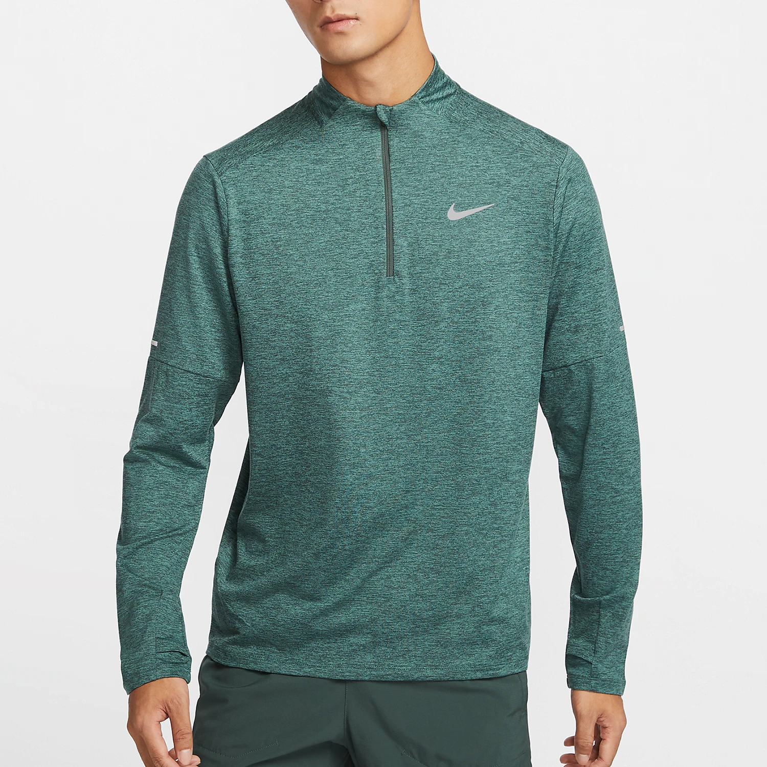 

Официальные мужские тренировочные кроссовки Nike Dri-FIT Element с длинным рукавом и половиной молнии DD4757-338