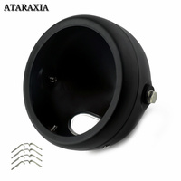 Steel 5.75 inch LED Headlight Bucket For Harley Dyna FXD Sportster XL1200 XL833 Custom Moto 5-3/4\