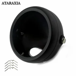 Steel 5.75 inch LED Headlight Bucket For Harley Dyna FXD Sportster XL1200 XL833 Custom Moto 5-3/4