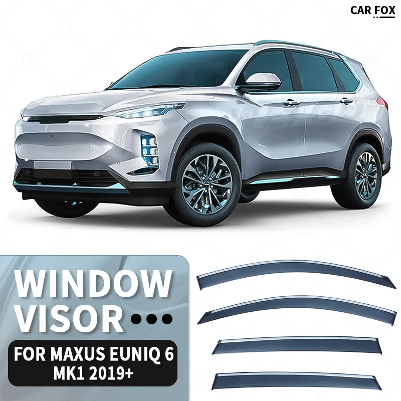 

For MAXUS EUNIQ 6 2019+ Car Window Visor Awning Shelters Windshield Side Window Rain Sun Shade Auto Accessories