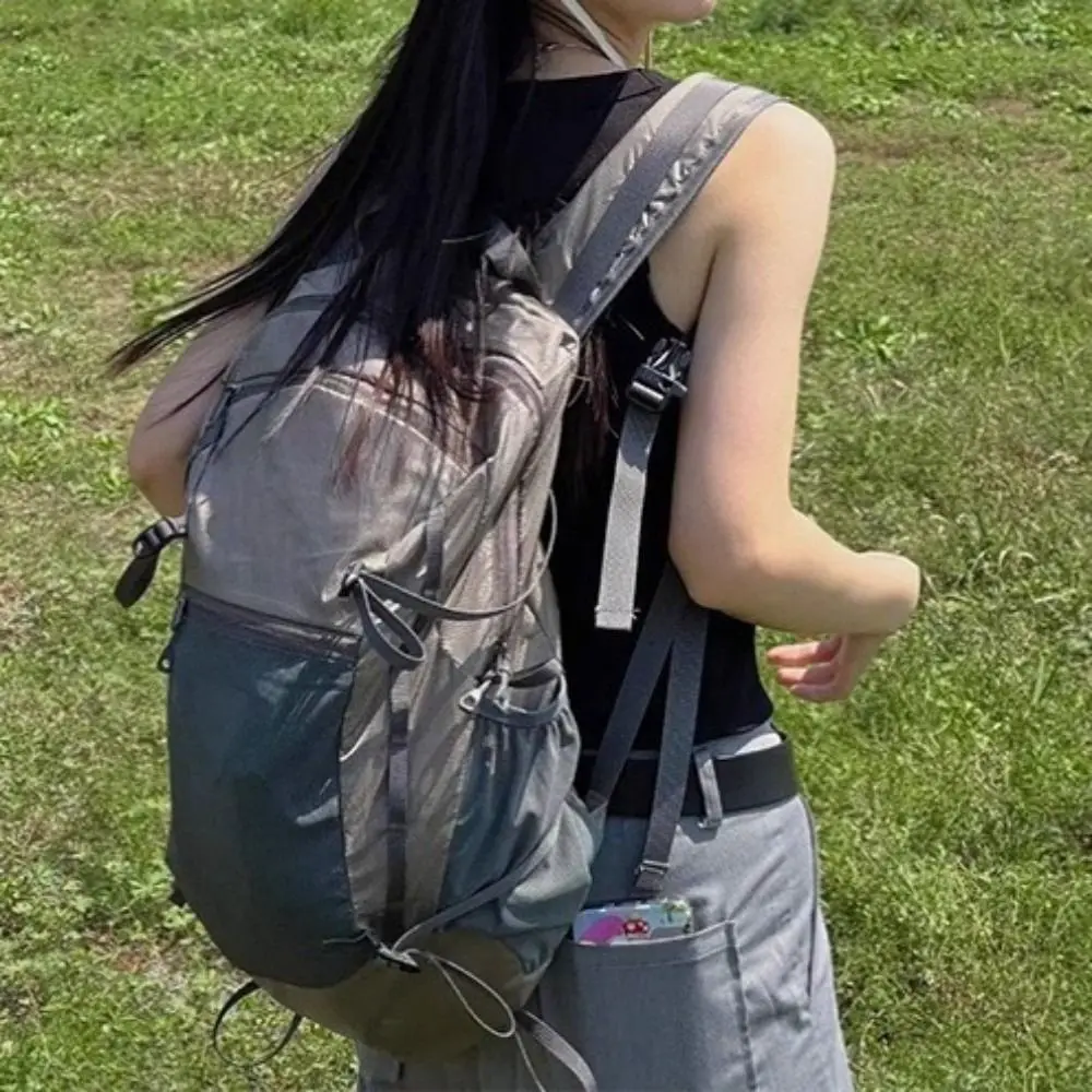 Portable Ultra-Light Travel Backpack Large Capacity Foldable Mountaineering Bag Multifunctional Hiking Backpack Outdoor Touring