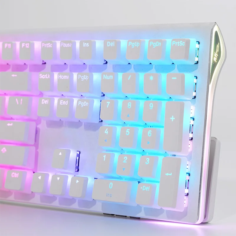 Transluzenten Keycap für Mechanische Tastaturen Diy Keycap Rosa Doppel Schuss PBT Schwarz Volle 104/108 Schlüssel Set Pudding Tastenkappen mit ISO