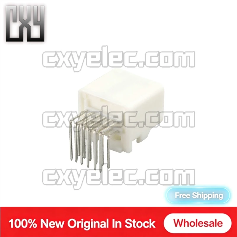1318772-2 12Pin PCB Header Connector 2x6 2.2mm Right Angle Through Hole Non-Waterproof Natural For Car Signal Wiring`