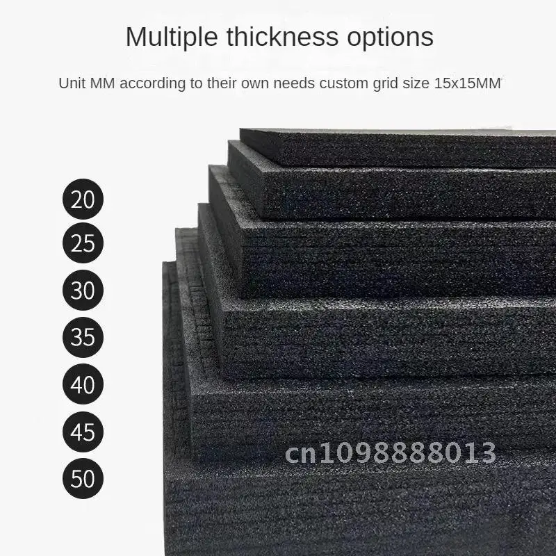 50x30 سنتيمتر اللؤلؤ القطن اختيار نتف الأدوات رغوة قبل قطع مسبقة رغوة الرغاوي أداة الصلب إدراج الظل الطيران المنظم وحالة #6