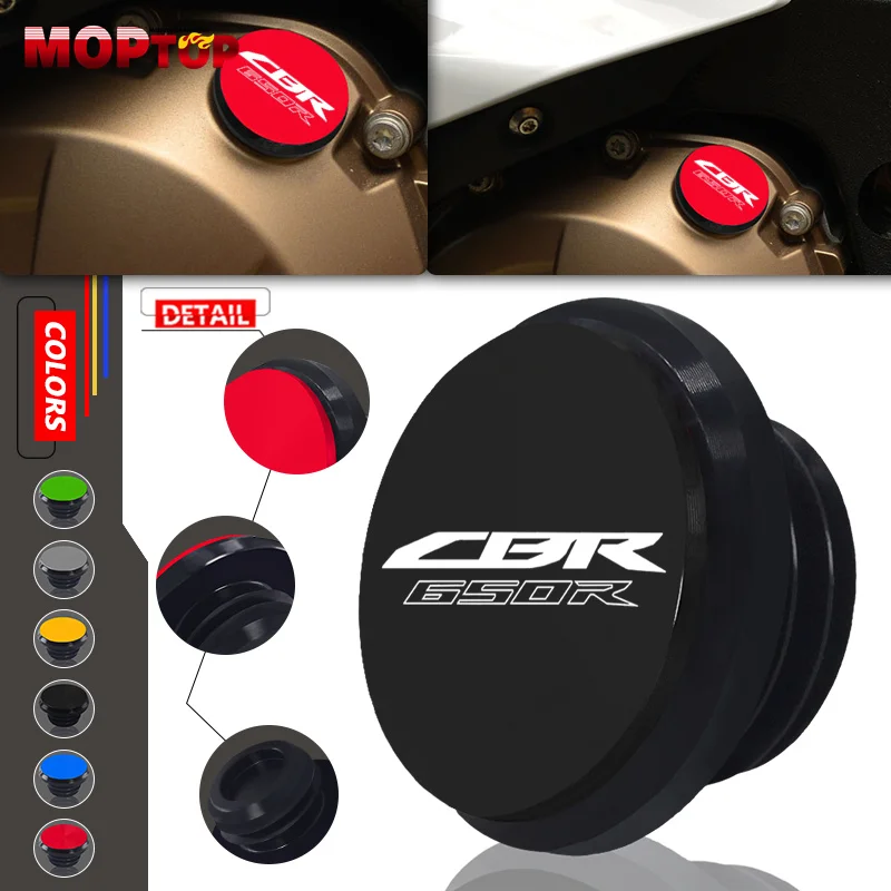 Motorcycle cbr650r cbr650f Engine Oil Filler Cup Plug Cover Cap Screw Accessories For CBR650R 2019-2024 CBR650F CBR 2013-2018