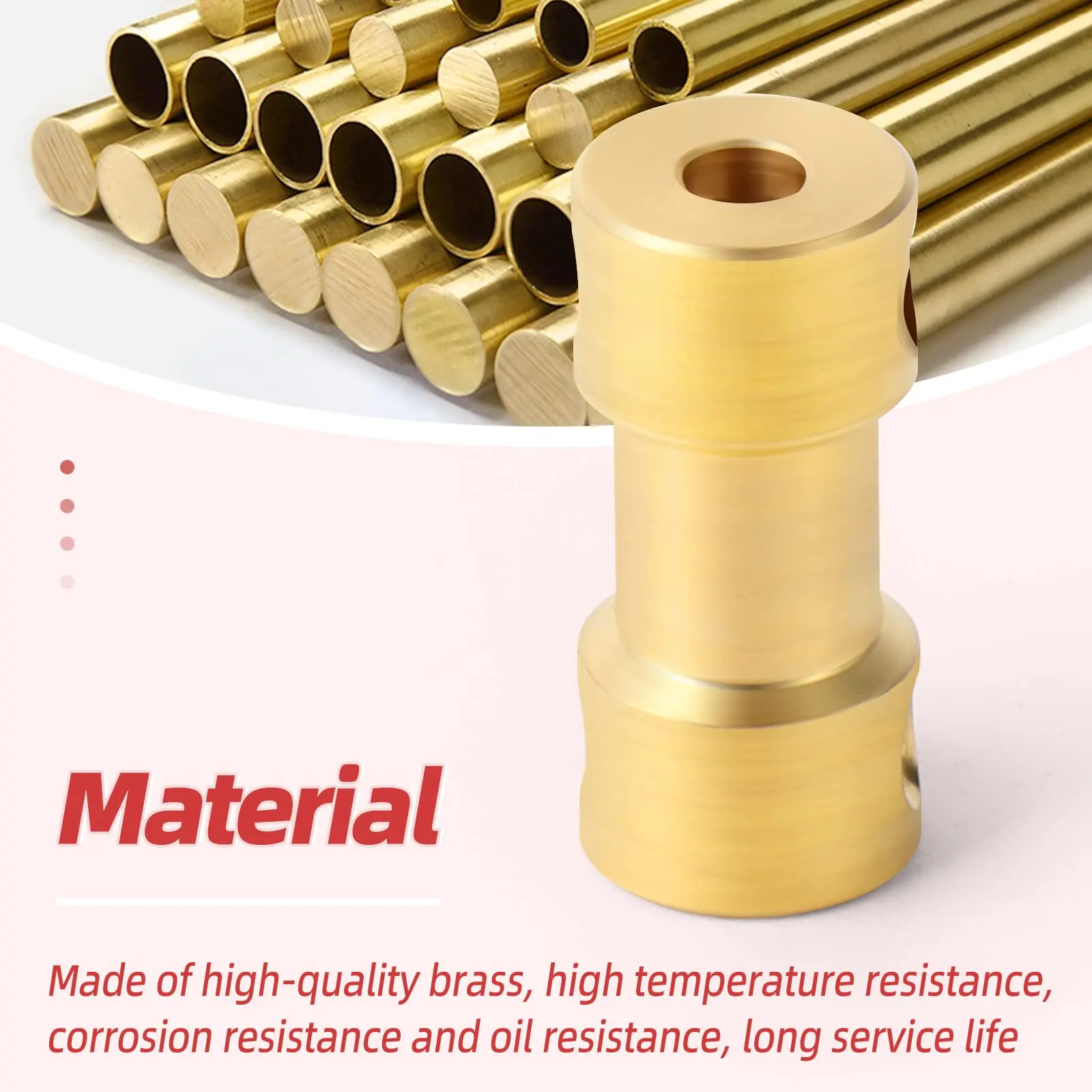1Pcs 2mm to 6mm Brass Metal Rigid Shaft Coupling With Set Screws Coupler Motor Joint Connector RC Boat Car Airplane