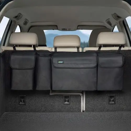

JOYSKY Trunk Organizer for SUV/Truck - Large Capacity, High-Density Fabric, Space-Saving Car Storage Bag