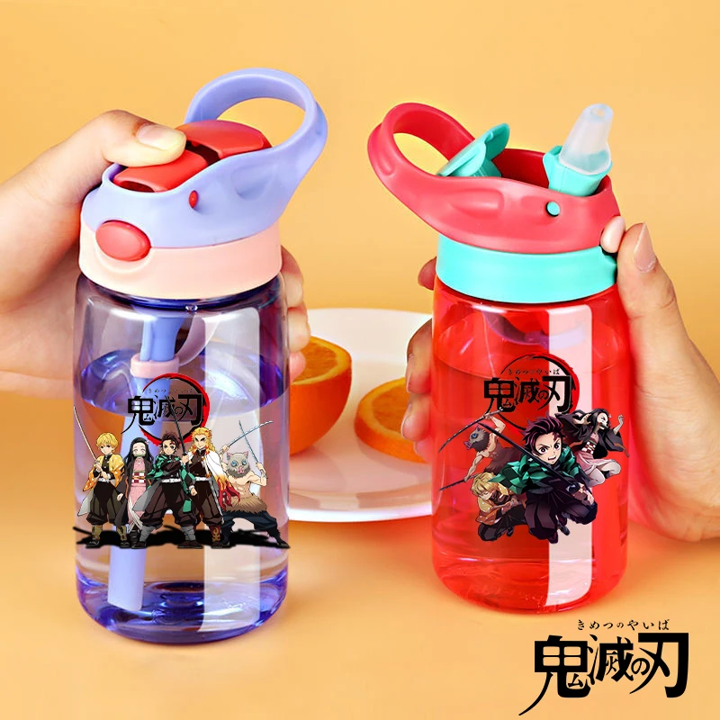 

Demon Slayer Kimetsu No Yaiba бутылка для воды мультфильм аниме чашка для воды студенческая большая вместительная спортивная фляга офисные бутылки для питья