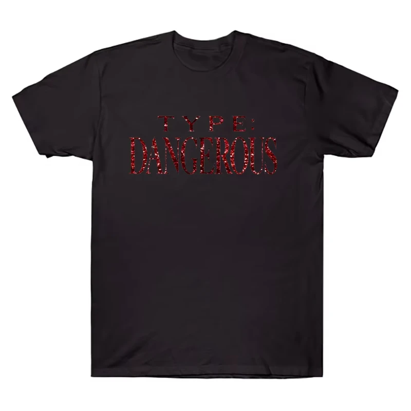 Mariah Carey Merch Type Dangerous Glitter T-Shirt Summer Cotton Men Women Large Size Top Y2K Clothes Crewneck Short Sleeve Tees