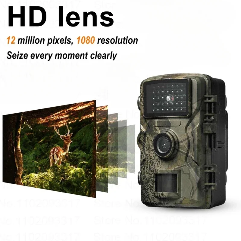 Hunting Trail Cameras 16MP 1080P With 940nm Infrared Night Vision Wild Camera Waterproof For Wildlife Monitoring and Scouting