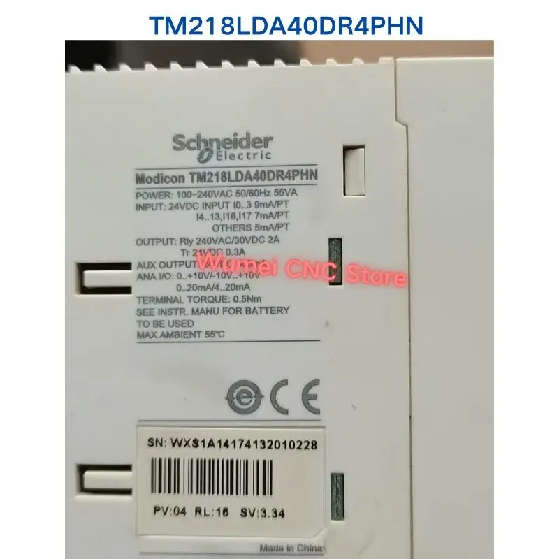 Second-hand test OK PLC controller TM218LDA40DR4PHN 1 piece