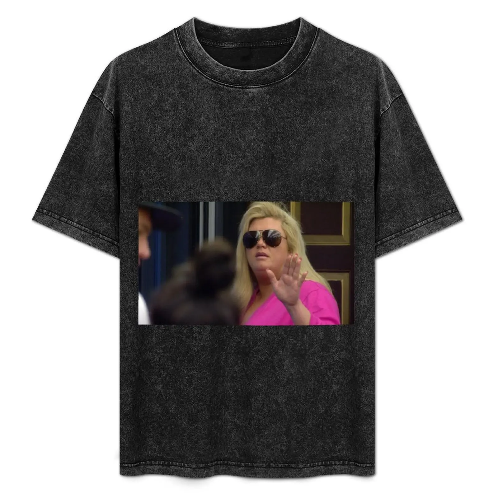 

Gemma Collins Mood T-Shirt Basic Solid Color Short Sleeve T-Shirt