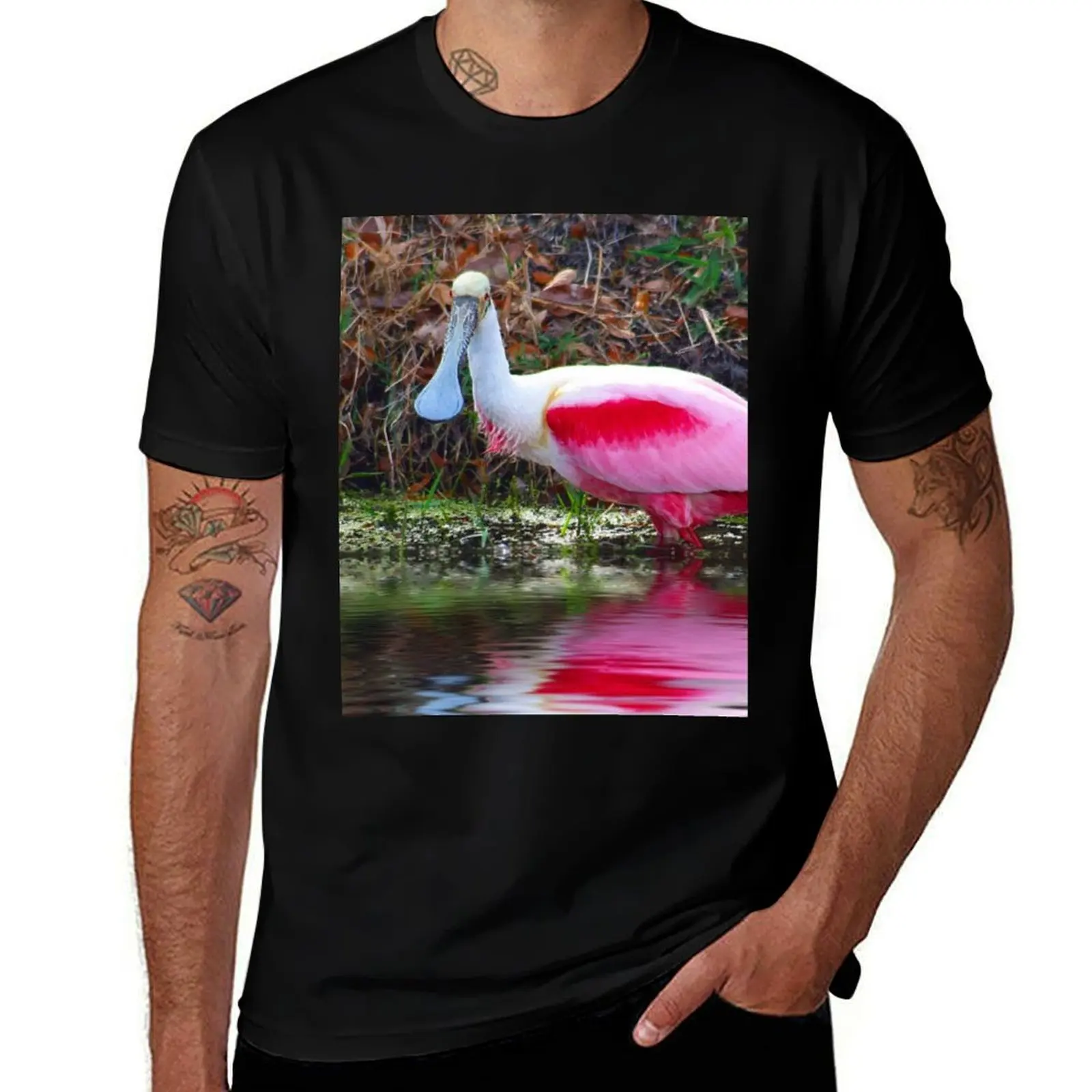 

Roseate Spoonbill T-Shirt graphic shirts anime stuff rapper graphic tees mens graphic t-shirts funny