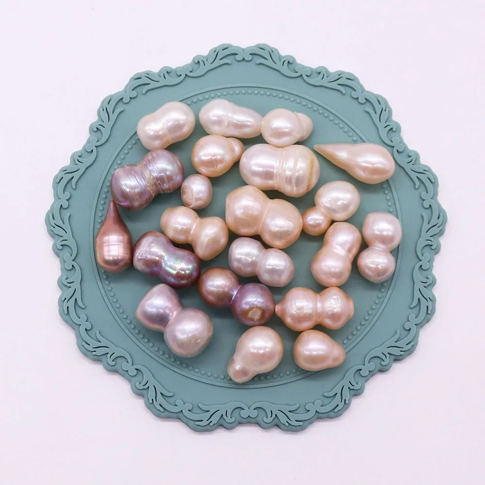 Colored Irregular Loose Non-porous Edison Freshwater Pearls Random Dispatch DIY Handcrafted Charming Jewelry Accessories 9-19mm