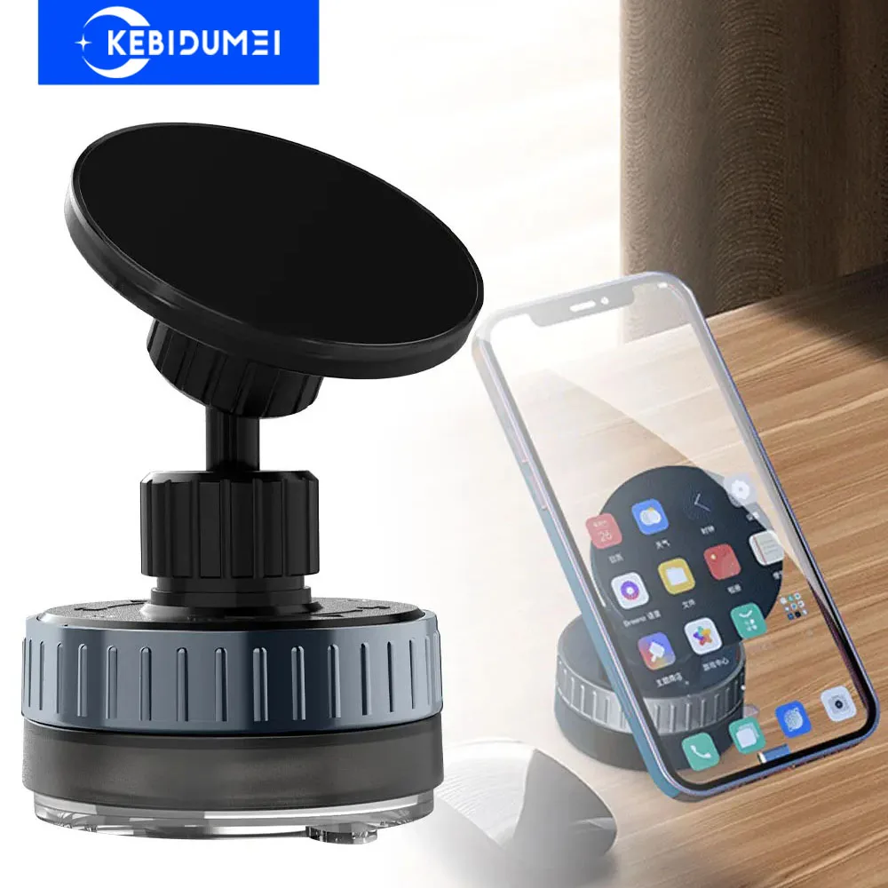 

Vacuum Magnetic Bracket 720 Degree Rotation Car Mount Strong Suction Stand Cell Smartphone Holder For iPhone Samsung Xiaomi