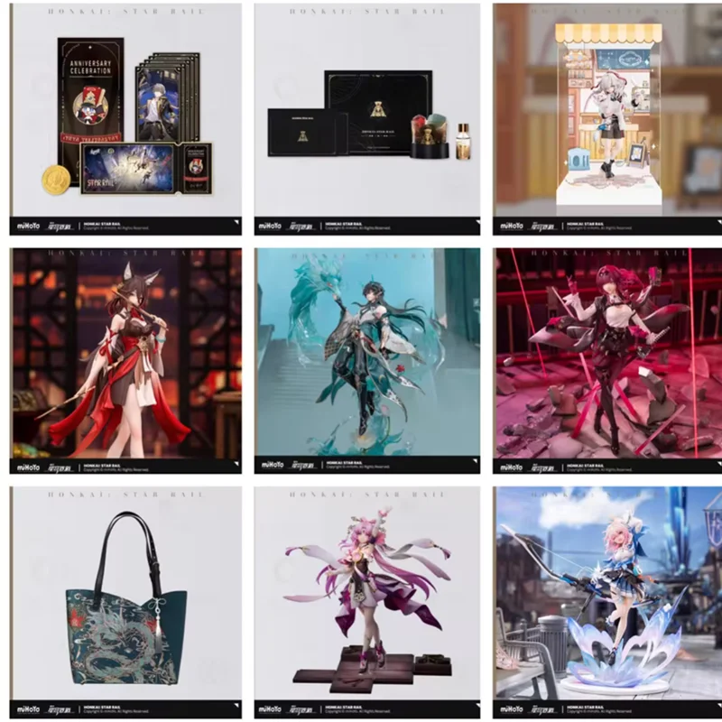 MiHoYo ของแท้อย่างเป็นทางการ Honkai Star Rail/ผลกระทบ Honkai 3 /Genshin Impact Lucky กล่องตาบอด Surprise กระเป๋าคอสเพลย์อะนิเมะของขวัญ