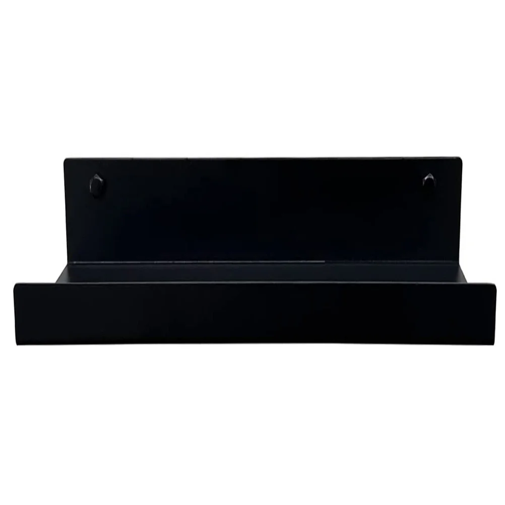

Wall Shelf 30cmx10cm Black Storage Rack Floating Shelves with Lip for Kitchen Bedroom Living Room Bathroom Decorative Display