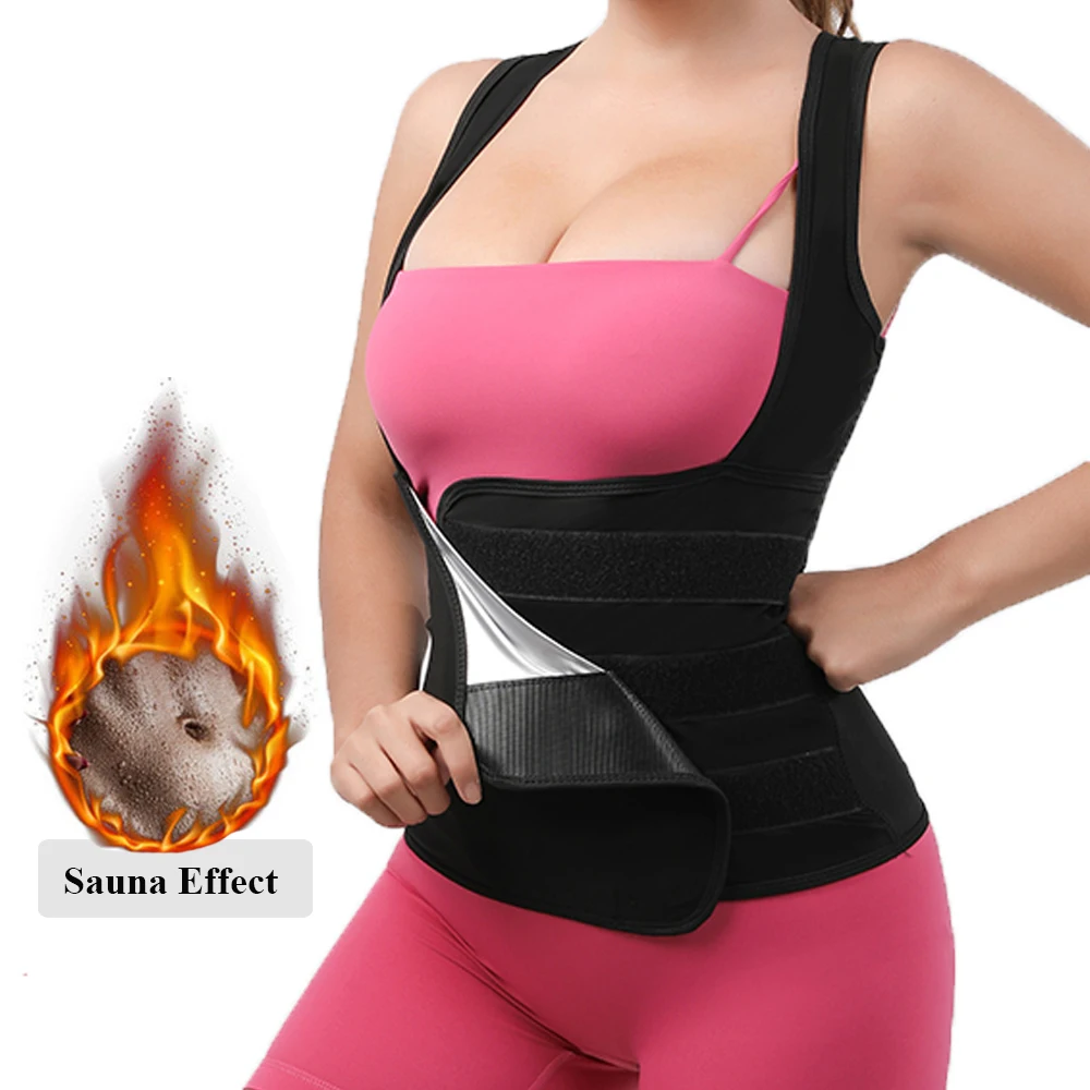 

Women Waist Trainer Sauna Sweat Top for Weight Loss Fat Burning Waist Cinchers Slimming Belt