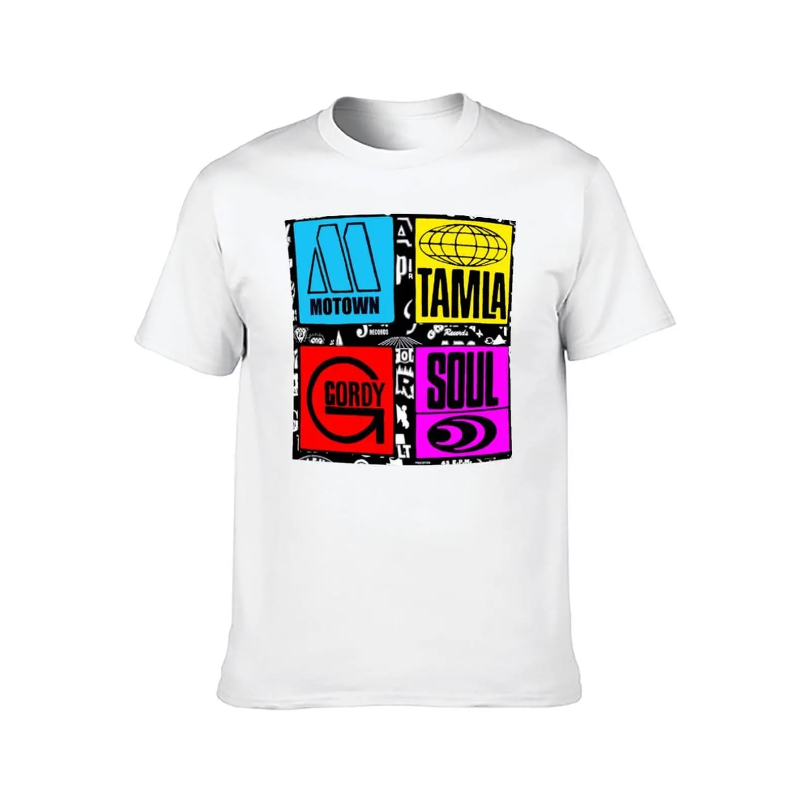 Tamla soul Motown Gordy sixties vintage record label collage pop art T-Shirt man t shirt graphic T-Shirt