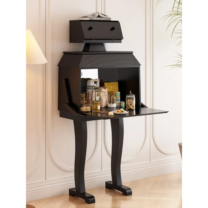 Robot para la exploración lunar, armario de madera maciza, mueble auxiliar de exhibición y almacenamiento para sala de estar, armario de forma especial