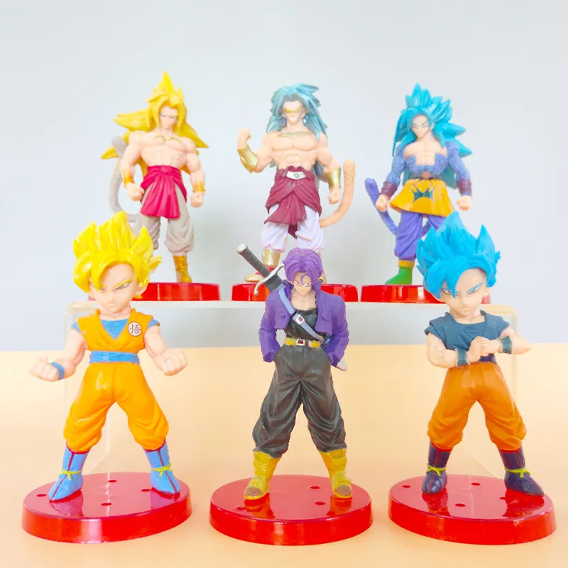 Seven Dragon Ball 12-piece set of toy figurines, anime plastic figurines, decorative display models, birthday gift