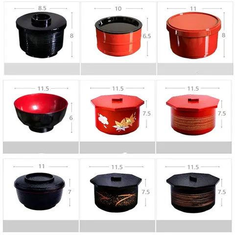 Japansk misosoppa med lock, risramen, nudelskålar, udonskålar, restaurangramen-nudlar, behållare 10 best sales misosoppa skål - №9