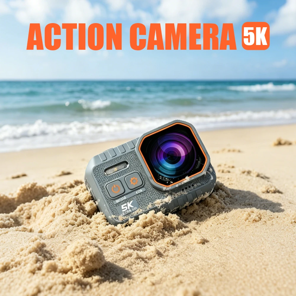 

Action Camera 5K bicycle camera Electronic Stabilizer Action cam WiFi 4k Sport camera Helmet Video Recording Cameras for go pro