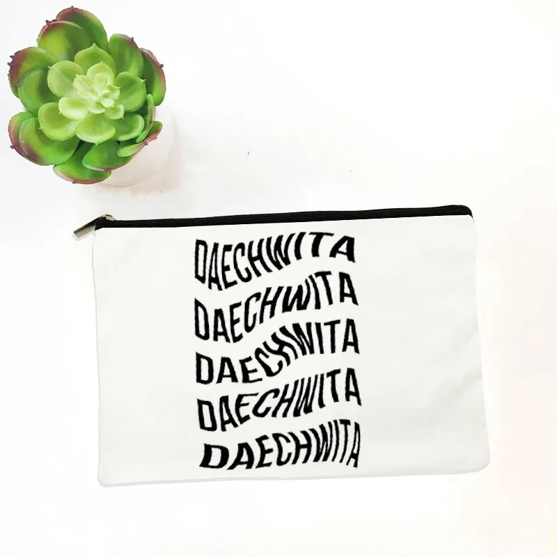 Nuova versione coreana della borsa per cosmetici KPOP custodia per il trucco articoli da toeletta da viaggio Organizer Storage Make Up Pouch Pencil Bag Gift for Her