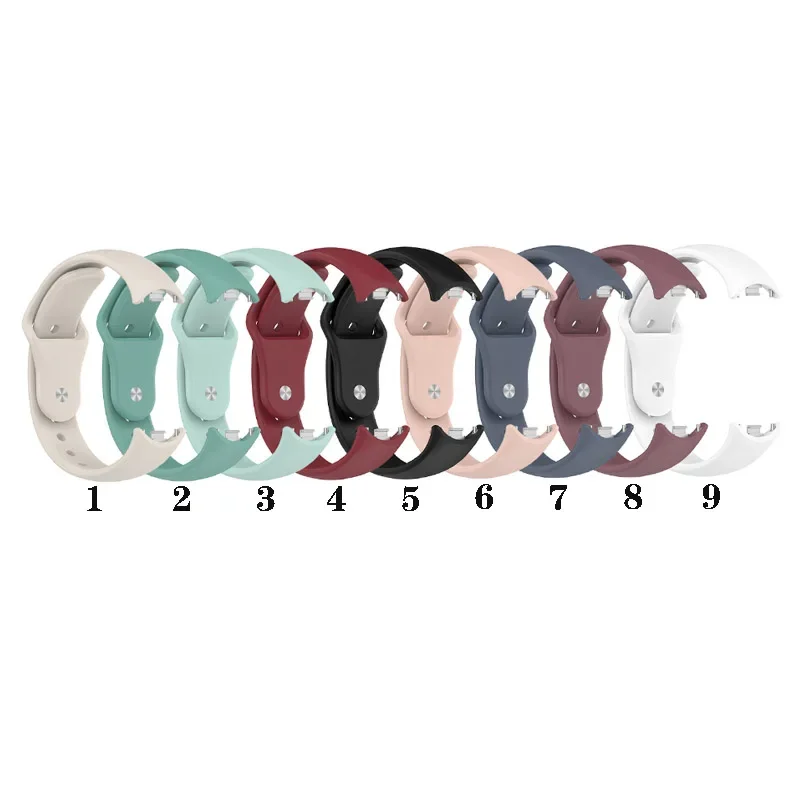 Мягкий силиконовый ремешок для Xiaomi Band 10, сменный спортивный браслет, ремешки для умных часов для Xiaomi Band 9 8, аксессуары