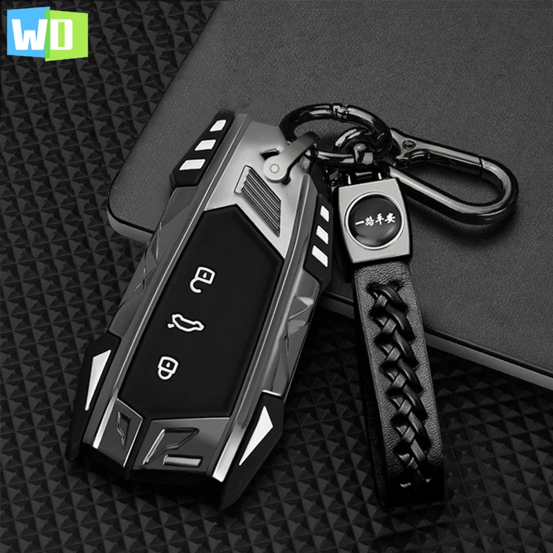 

Zinc Alloy Car Remote Key Case Cover Shell Fob For VW Volkswagen Golf 8 2020 Skoda Octavia A8 2021 SEAT Leon MK4 Accessories