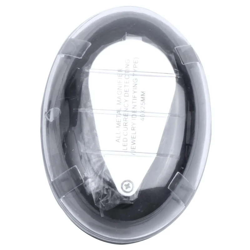 QWE-10X 40X LED الجيب المكبر الجواهري العين زجاج حلقة عدسة مكبرة العدسة ضوء الأشعة فوق البنفسجية