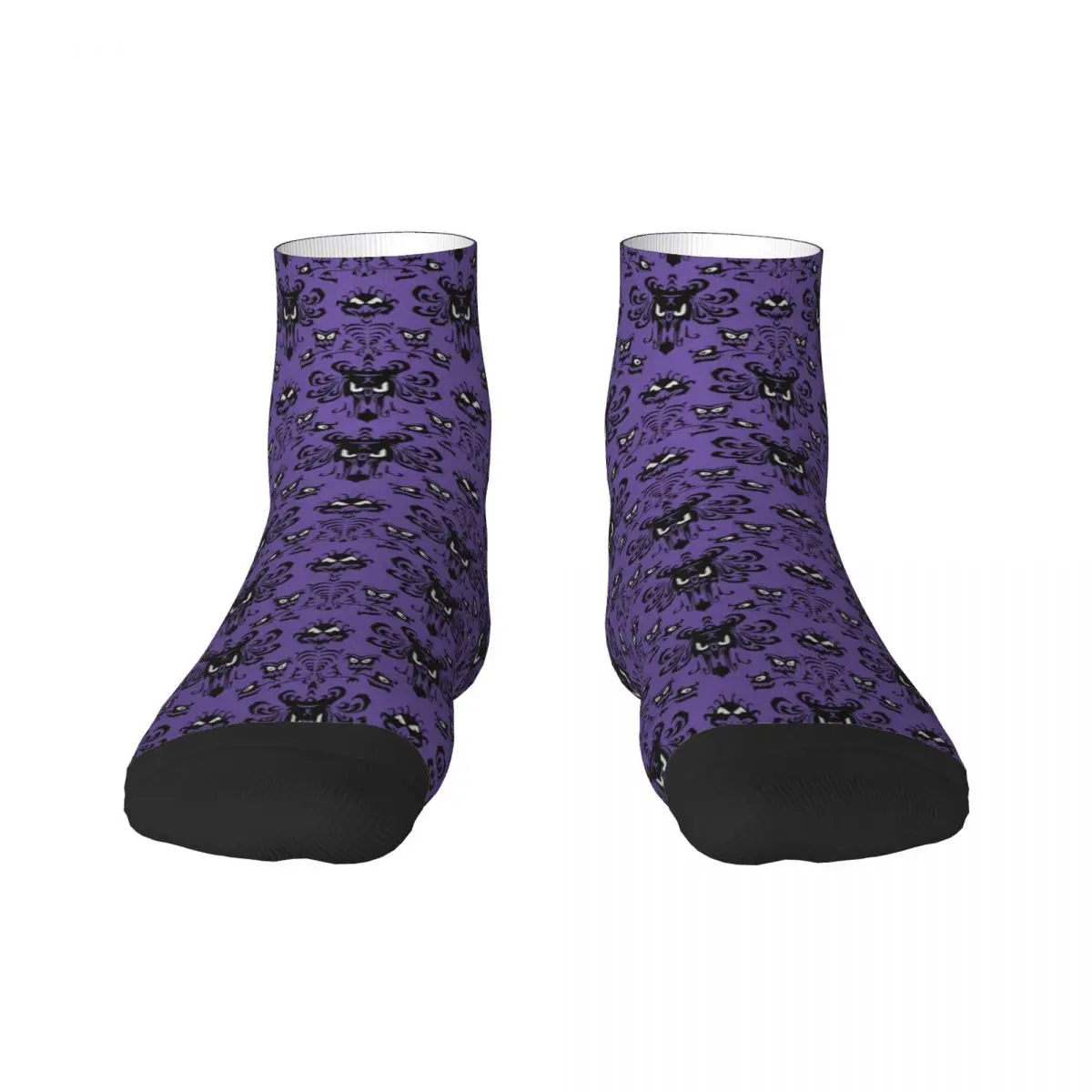 Haunted Mansion Mens Crew Socks Unisex Funny 3D Printing Halloween Ghost Happy Haunts Dress Socks