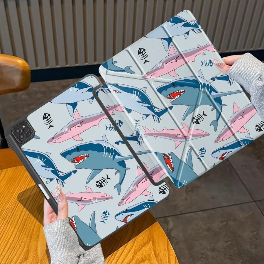 Holder Cover Tablet Case For iPad Air 4 5 M3 M2 1 2 M4 11inch Mini 6 7 Pro 11th 10th 9th 8th 7th 12.9inch Pro 2025 Cartoon