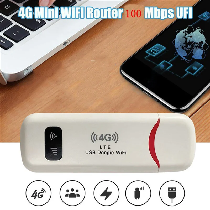 A24U 10X 4G LTE ワイヤレス USB ドングルモバイルホットスポット 150Mbps モデムスティック Sim カードモバイルブロードバンドミニ 4G ルーター