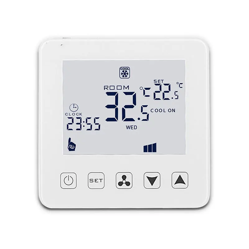 

FCU thermostat LCD digital display intelligent thermostat air conditioner water heater control thermostat