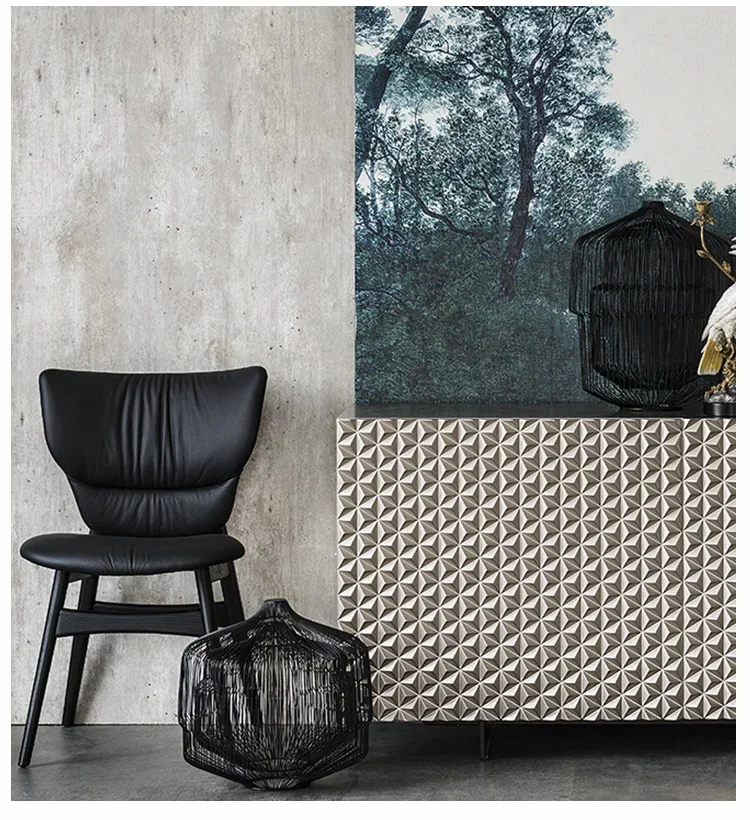 

S Light Luxury Meal Edge Modern Minimalist Italian Light Luxury Meal Edge Hallway Storage Curio Cabinet Post-Modern Side Cabinet