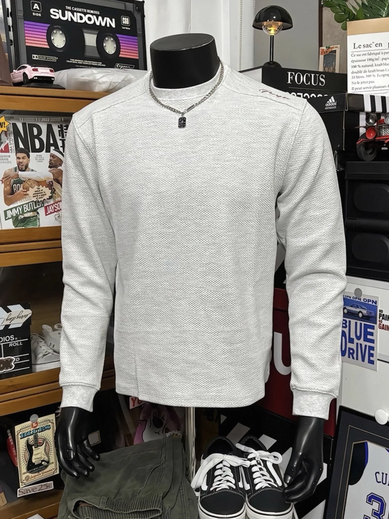 

American Sle Fce Lined Embroidered Sweatirt Casual Long Sve oulder Length Polyester Fiber Boy's Autumn Winter Ver...