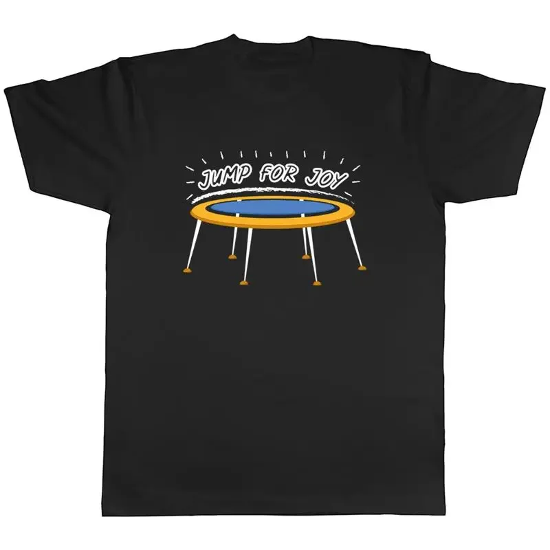 Trampoline Lover Mens T-Shirt Jump for Joy Bounce Spring Tee Gift