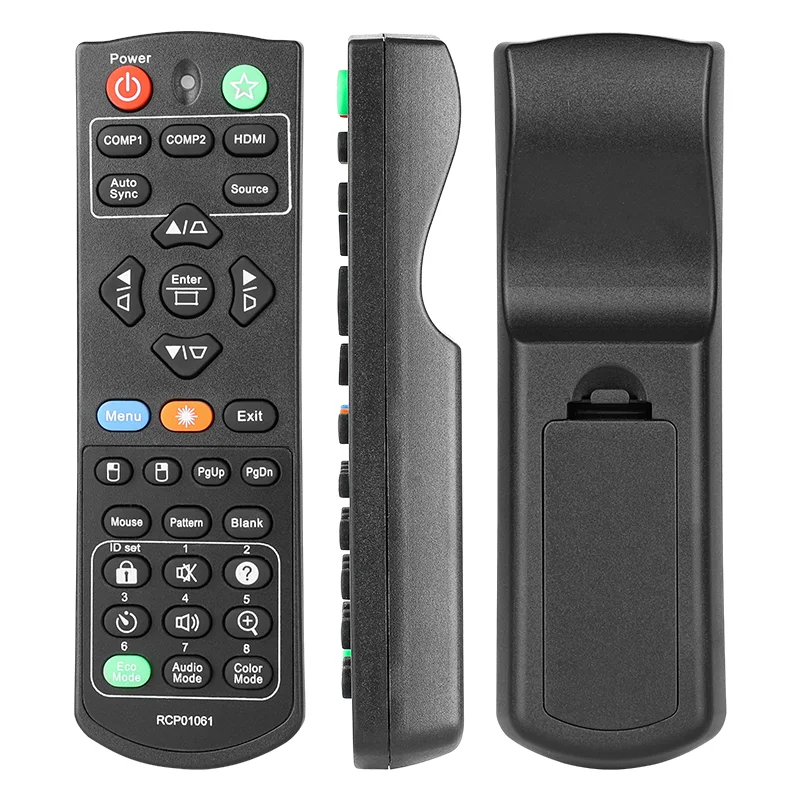 RCP01061 Remote Control Compatible With ViewSonic Tiger DLP Projectors XY7080 PJD5151 VS15871 PJD5153 VS15872 PJD5155 VS15873 PJ