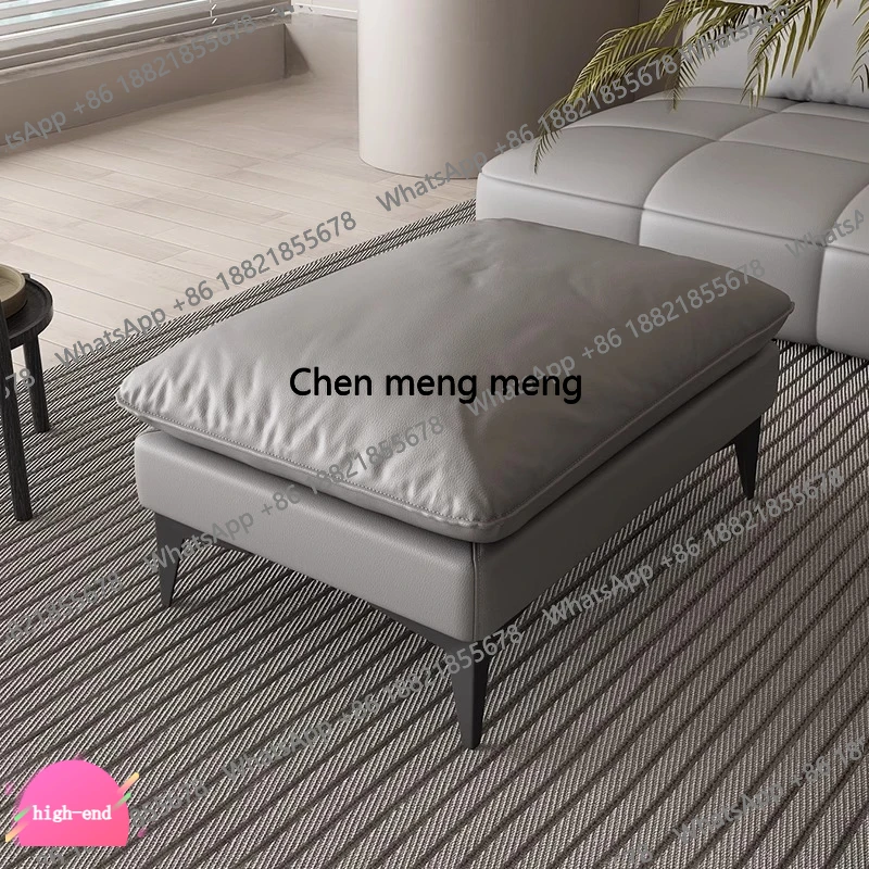 D5556  Nordic Adults Stool Near Door Leather Pouf Ottoman Entrance Bench Stool Footrest Sofa Design Taburetes Altos Cocina