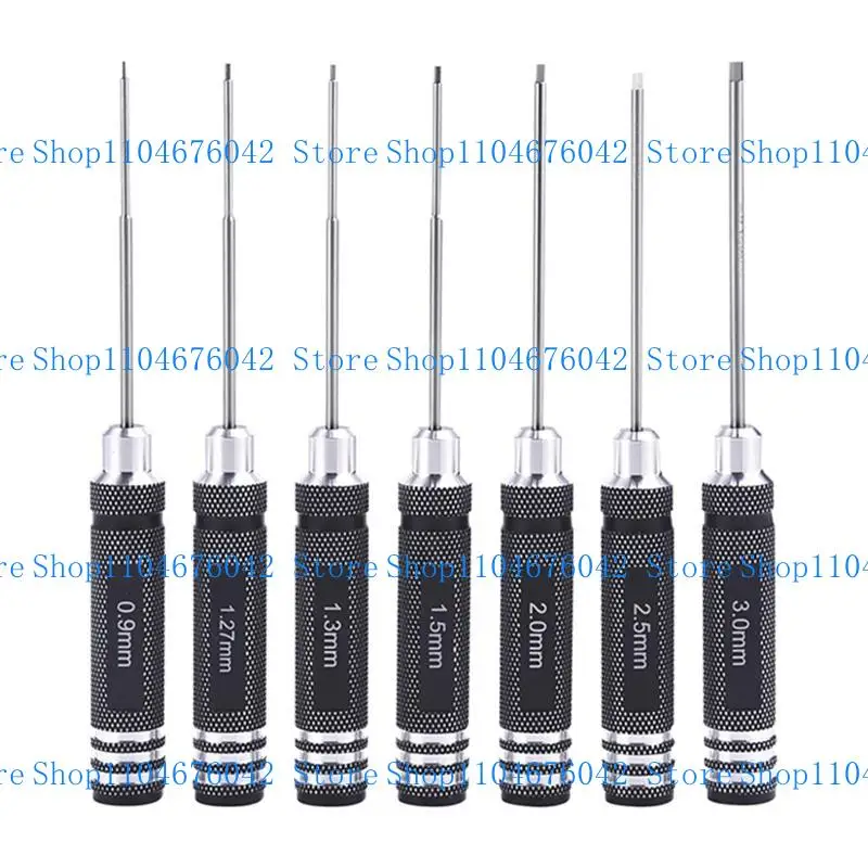 5ASD 7X MINI Tool Tool Tool Tools Tools Tools 0.9-3.0 มม. Allen Driver