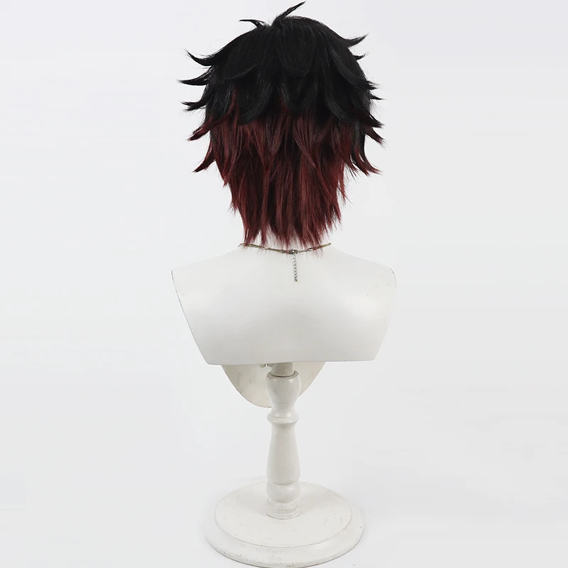 NIJISANJI Virtual YouTube Sakayori Soma Cos Cosplay Wig Halloween Party Prop Synthetic Hair Heat Resistant Fiber + Wig Cap