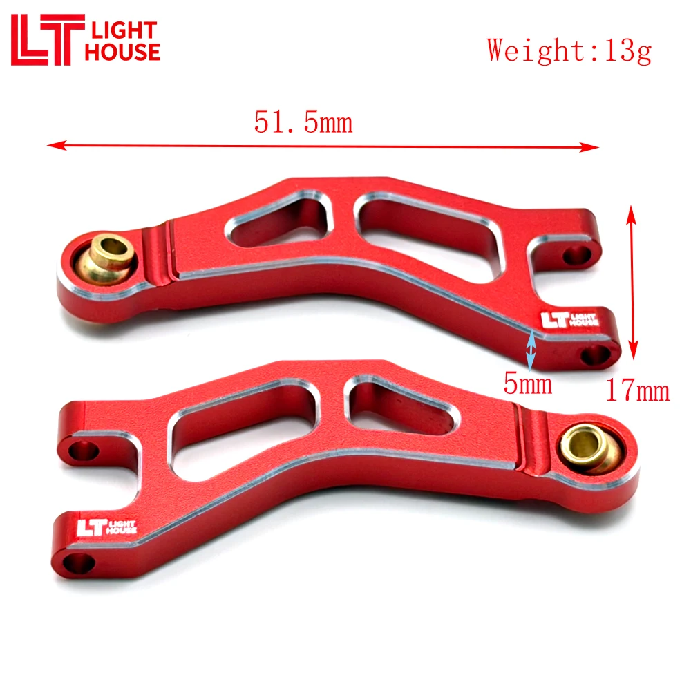 

LIGHT HOUSE Aluminum Front Upper Arm Set For ARRMA 1/18 MOJAVE Upgrade Parts 2pcs