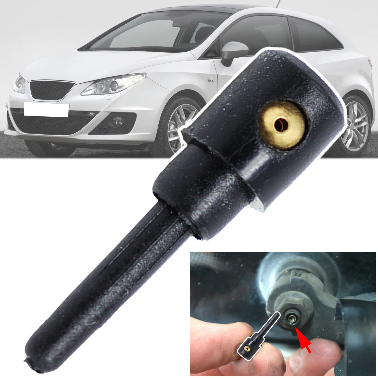 

Rear Windshield Washer Jet Wiper Nozzle For Seat Ibiza 6K MK2 6L MK3 6J MK4 1999 - 2016 Leon 1M Mk1 2000-2006 Toledo 5P 2004-09