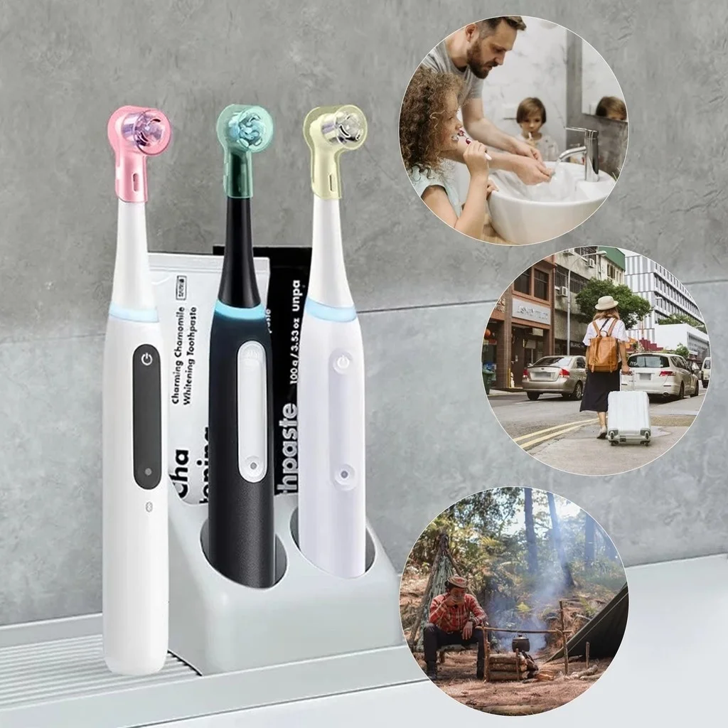 2-8 قطعة أغطية مقاومة للغبار لفرشاة الأسنان متوافقة مع واقي رأس فرشاة الأسنان الكهربائية من سلسلة براون أورال بي آند آي أو #6