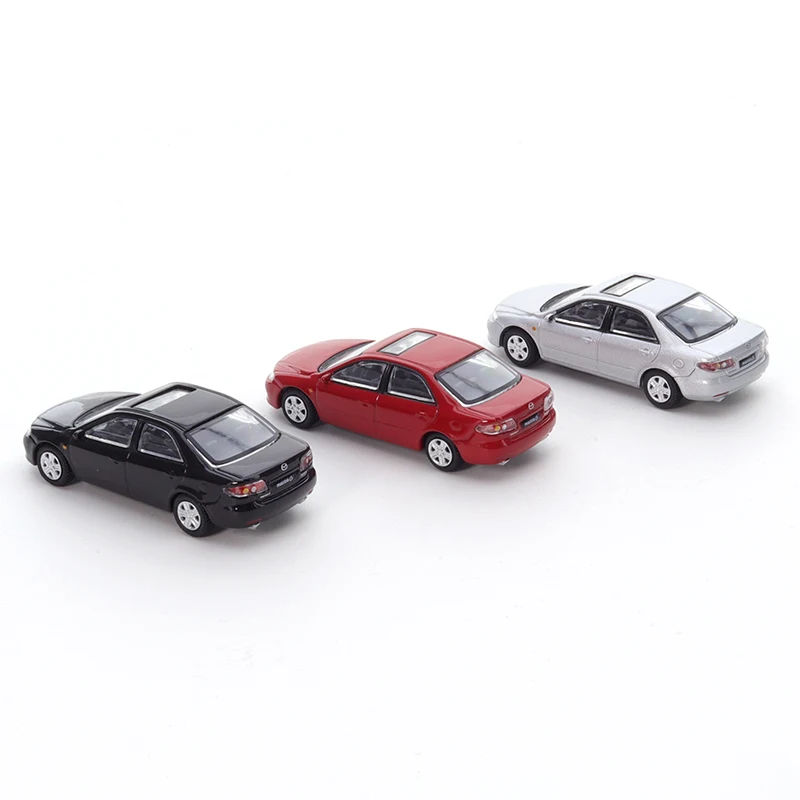 JKM 1/64 Mazda 6 2008 Alloy Car Diecast Model Shock Absorption Model Toy Car Friends Gifts Collect Ornaments