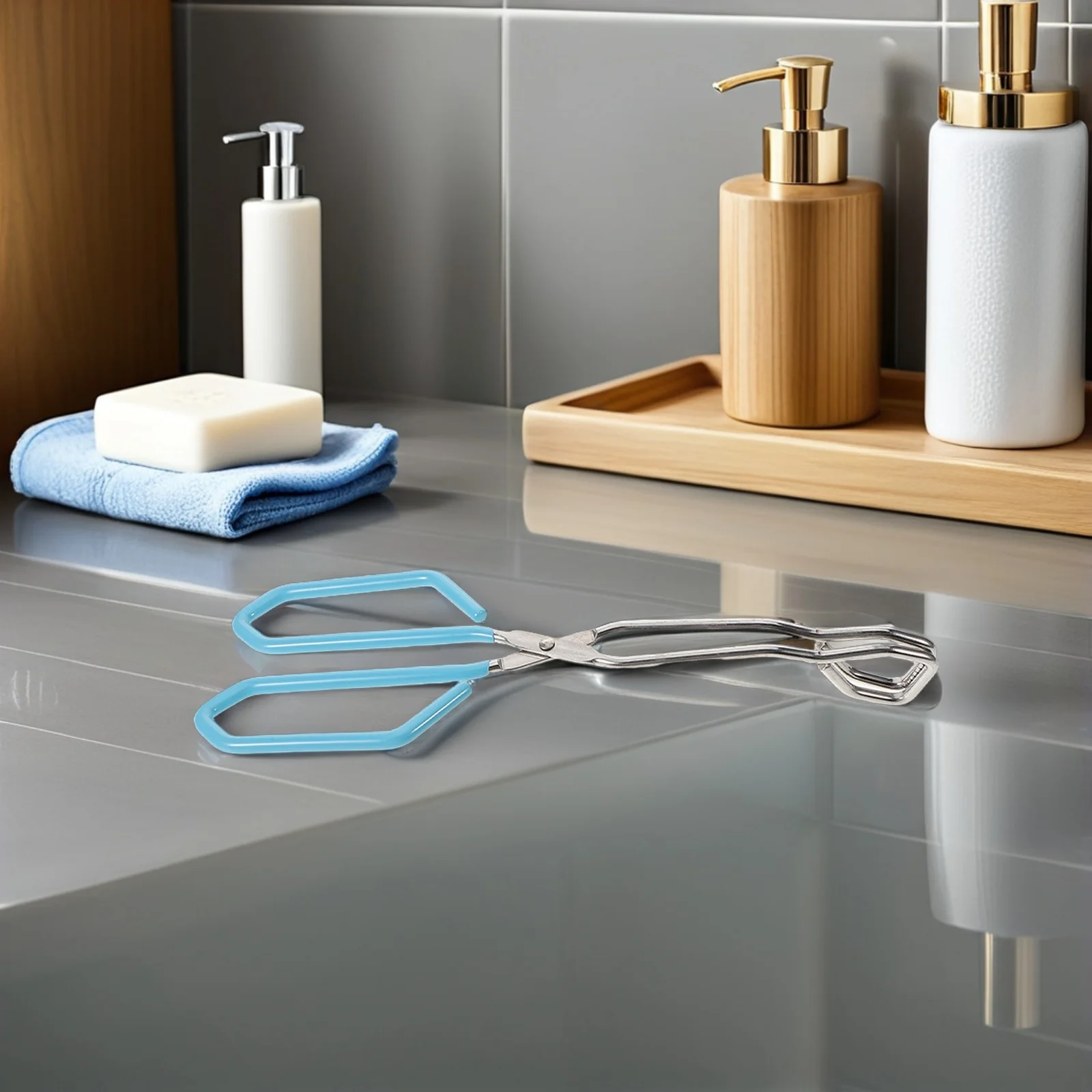 

2Pcs Long Handled Toilet Wiping Aid, Stainless Steel Wiping Tongs for Bathroom Assistance, Elderly Disabled Wipe Assist Tool,